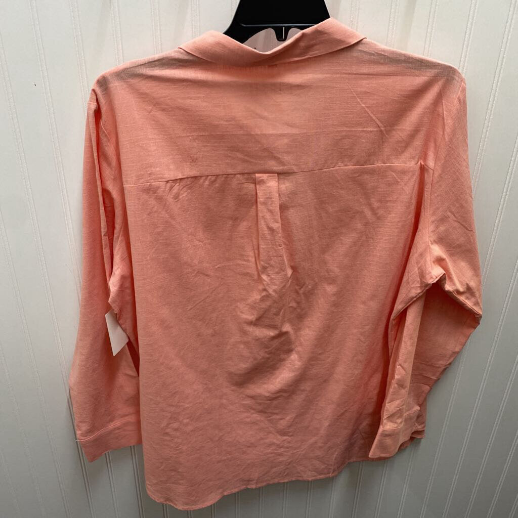 LONG SLEEVE LINEN BUTTON UP