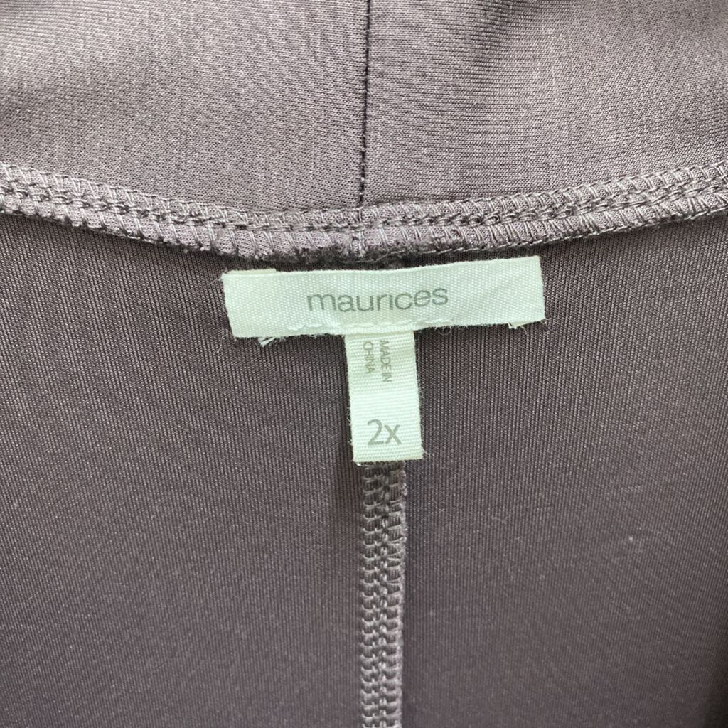 OPEN FRONT CARDIGAN