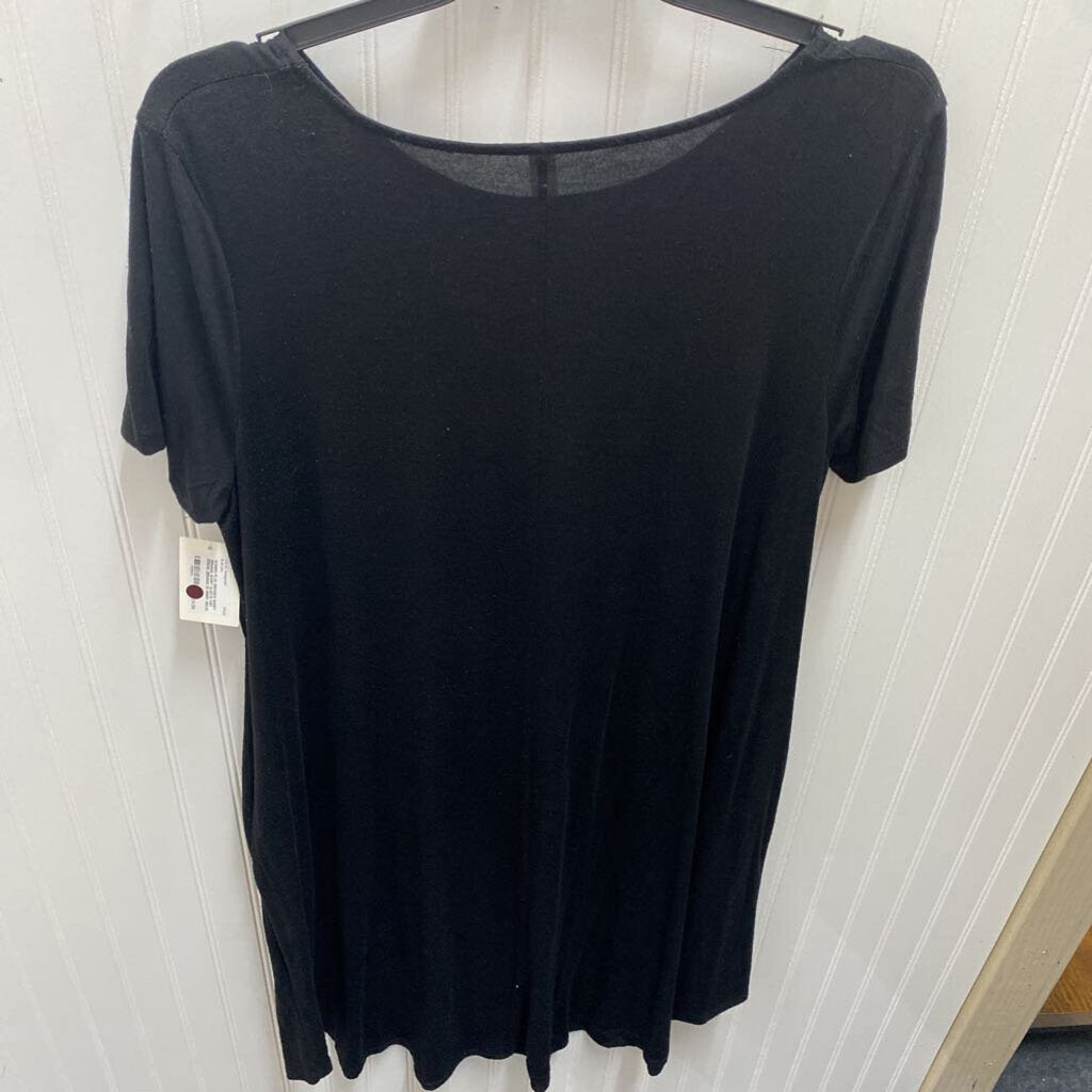 SHORT SLEEVE KNIT DRESS