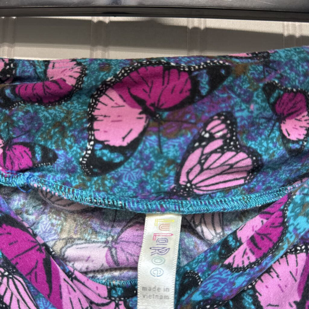 BUTTERFLY PRINTED ACTIVE LEGGINGS