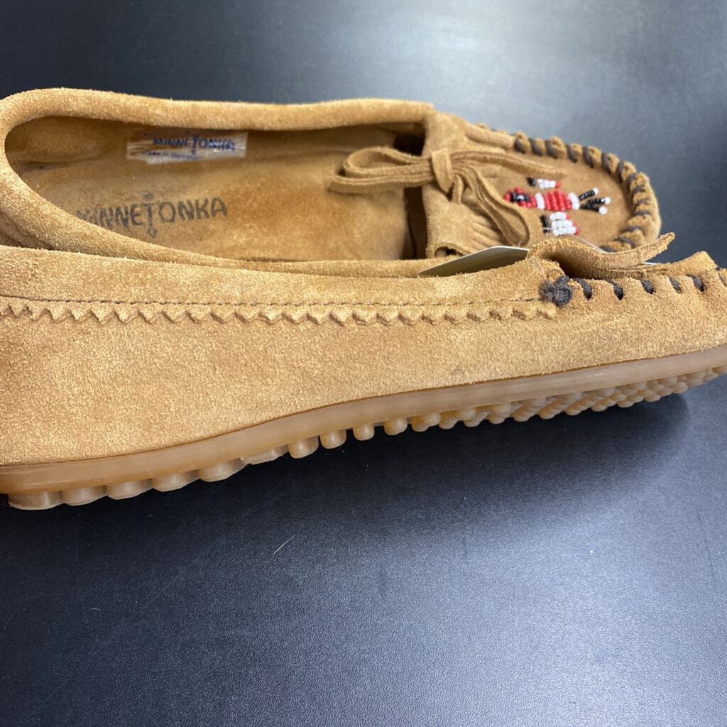 BEADED MOCCASIN SLIP ONS