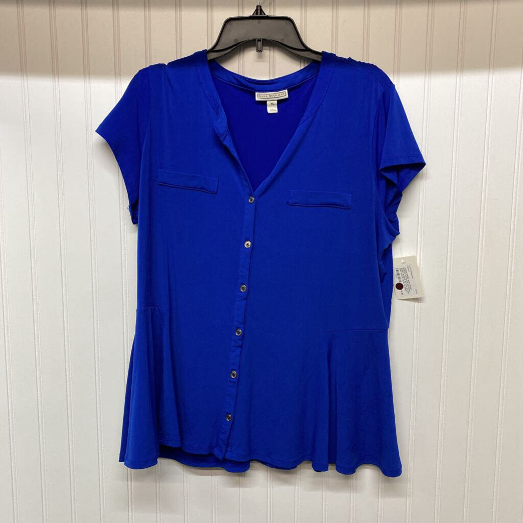 SHORT SLEEVE BUTTON UP KNIT SHIRT