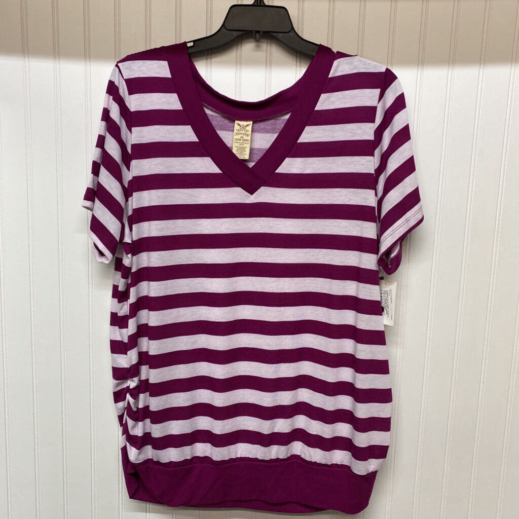 SHORT SLEEVE STRIPED SHIRT
