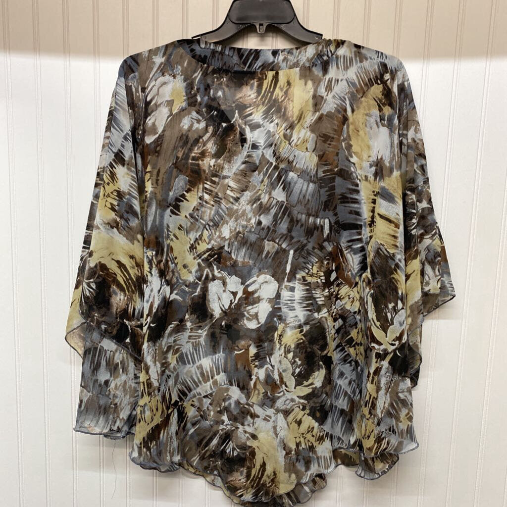 SHEER PONCHO TOP
