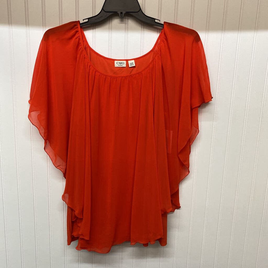 SHORT SLEEVE PONCHO TOP