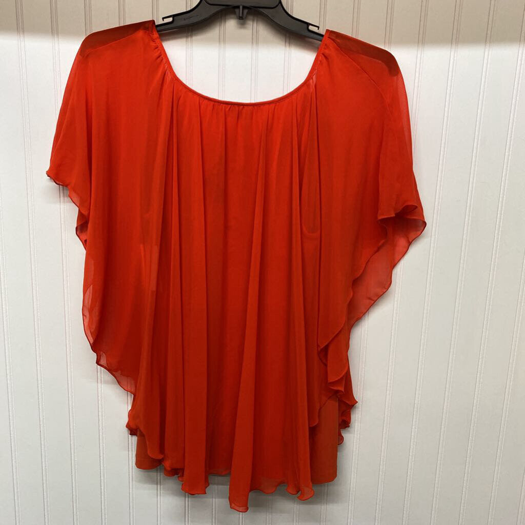 SHORT SLEEVE PONCHO TOP