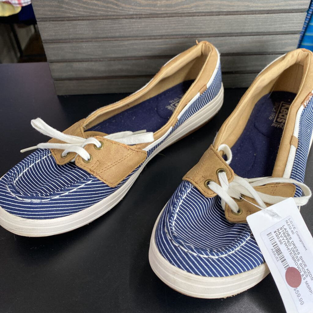 STRIPPED DRESS SHOES