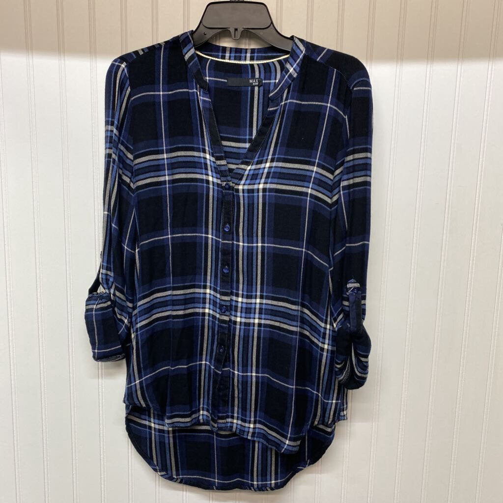 V NECK FLANNEL SHIRT