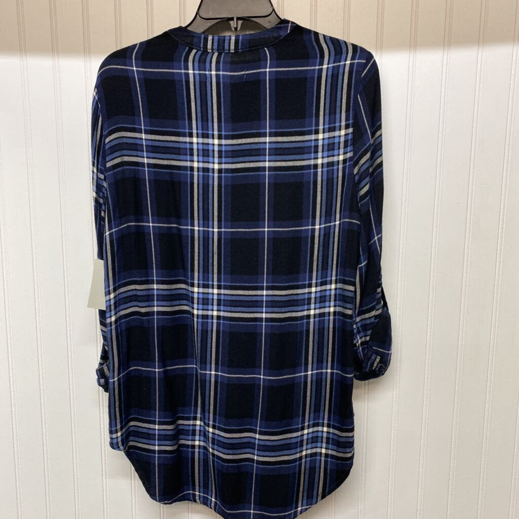 V NECK FLANNEL SHIRT