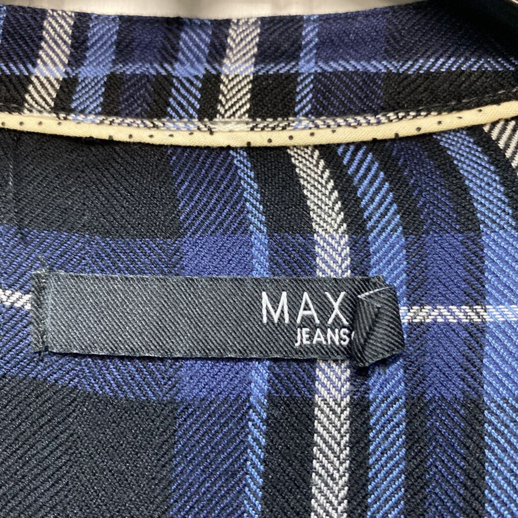 V NECK FLANNEL SHIRT