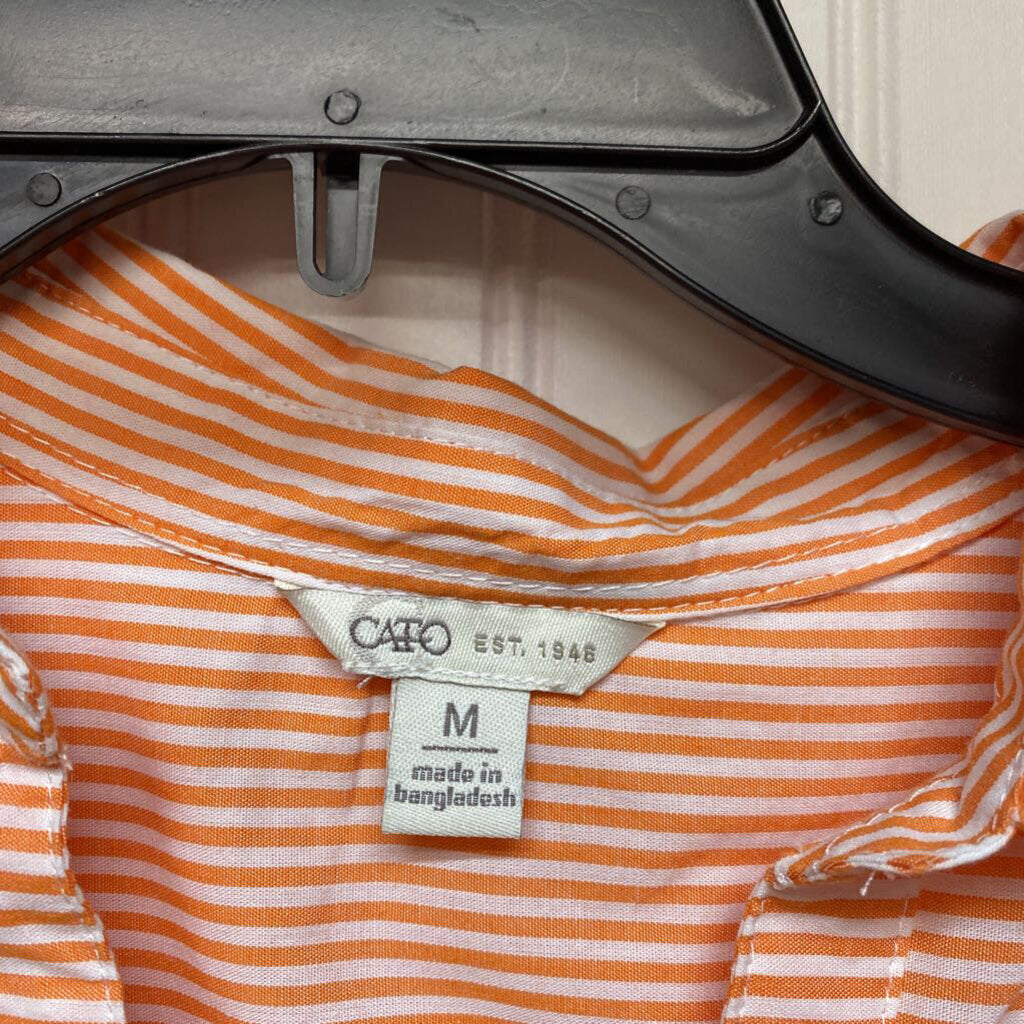 STRIPPED BUTTON DOWN