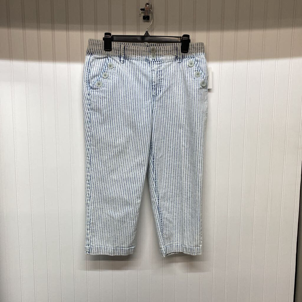 STRIPPED JEANS