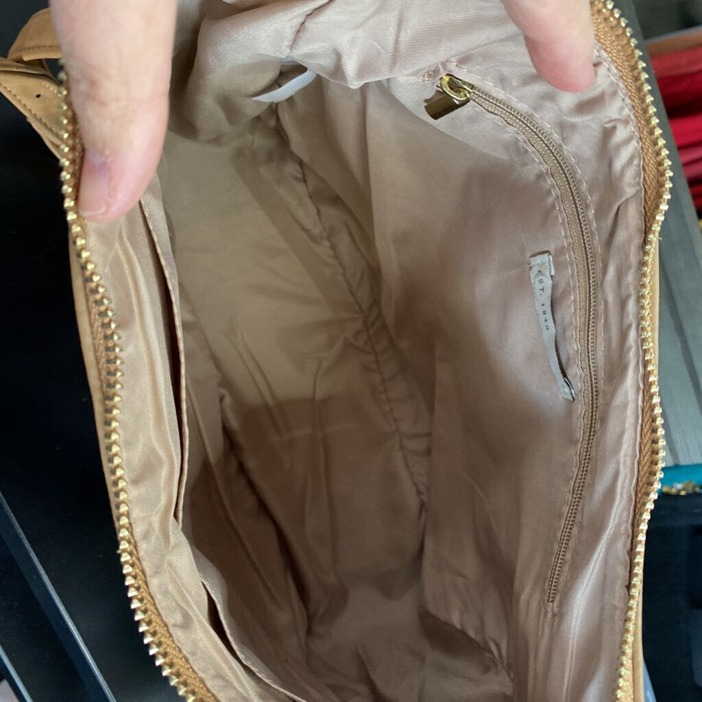 EMBROIDERED DENIM HANDBAG