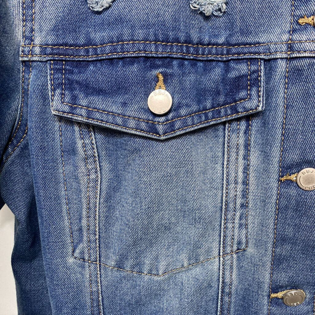 LONG SLEEVE DENIM BUTTON UP DRESS