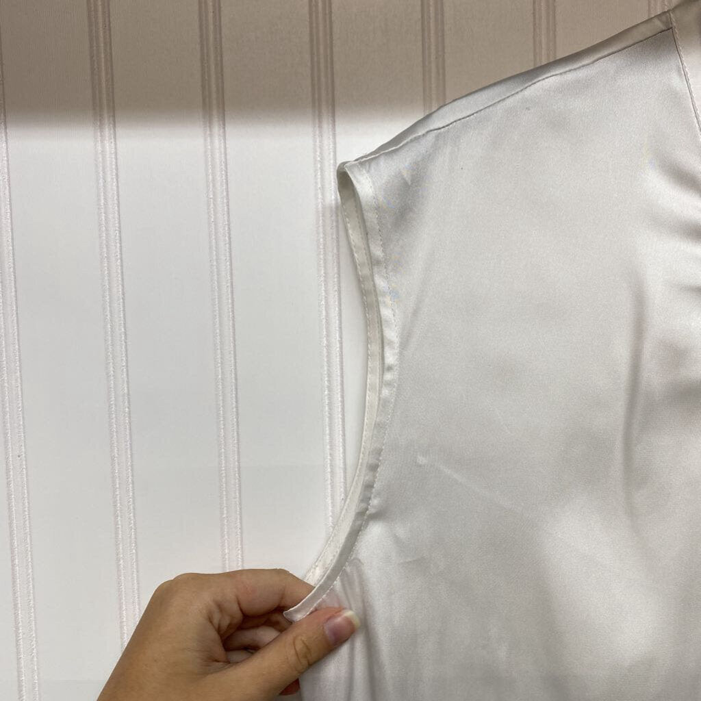SILK SLEEVELESS DRESS TANK