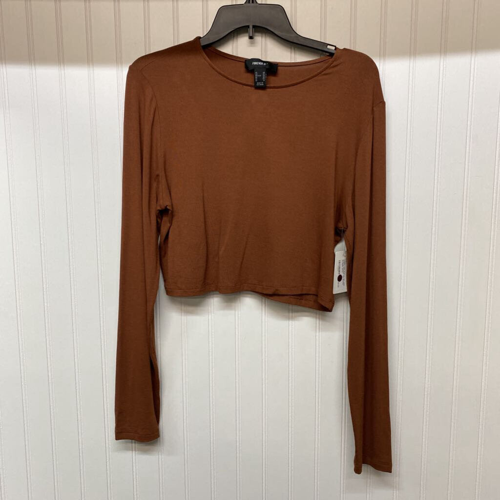 LONG SLEEVE CROPPED TOP