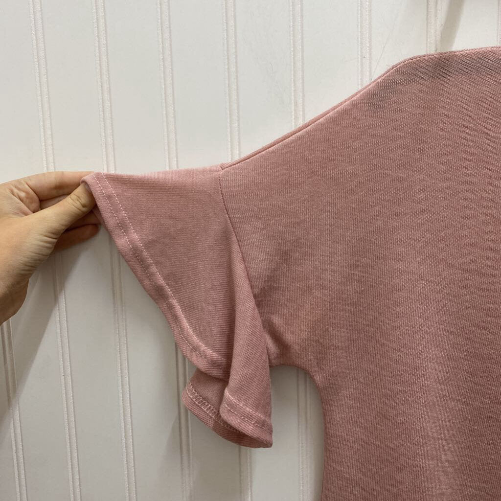RUFFLED SHORT SLEEVED