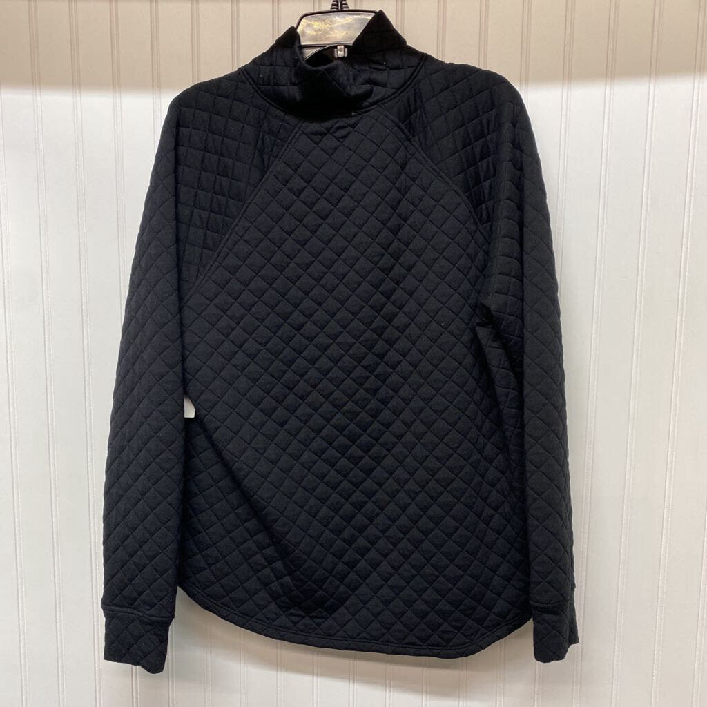*QUILTED PULLOVER WITH BUTTONS