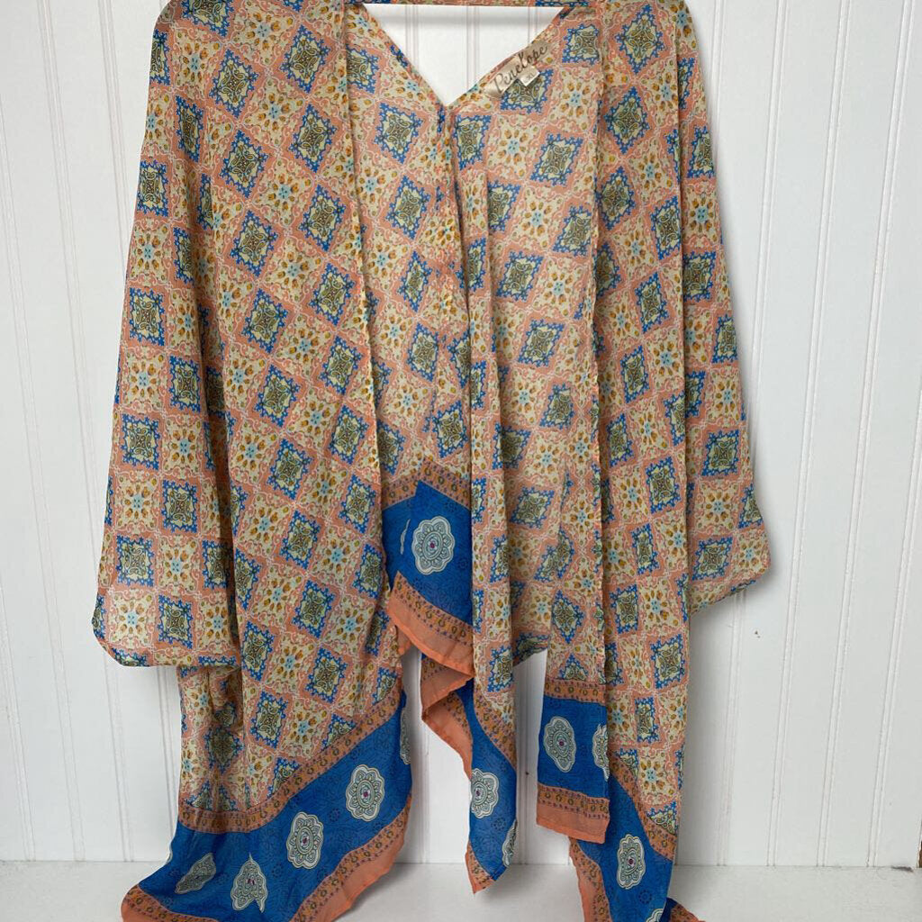 SHORT SLEEVE SHEER CARDIGAN