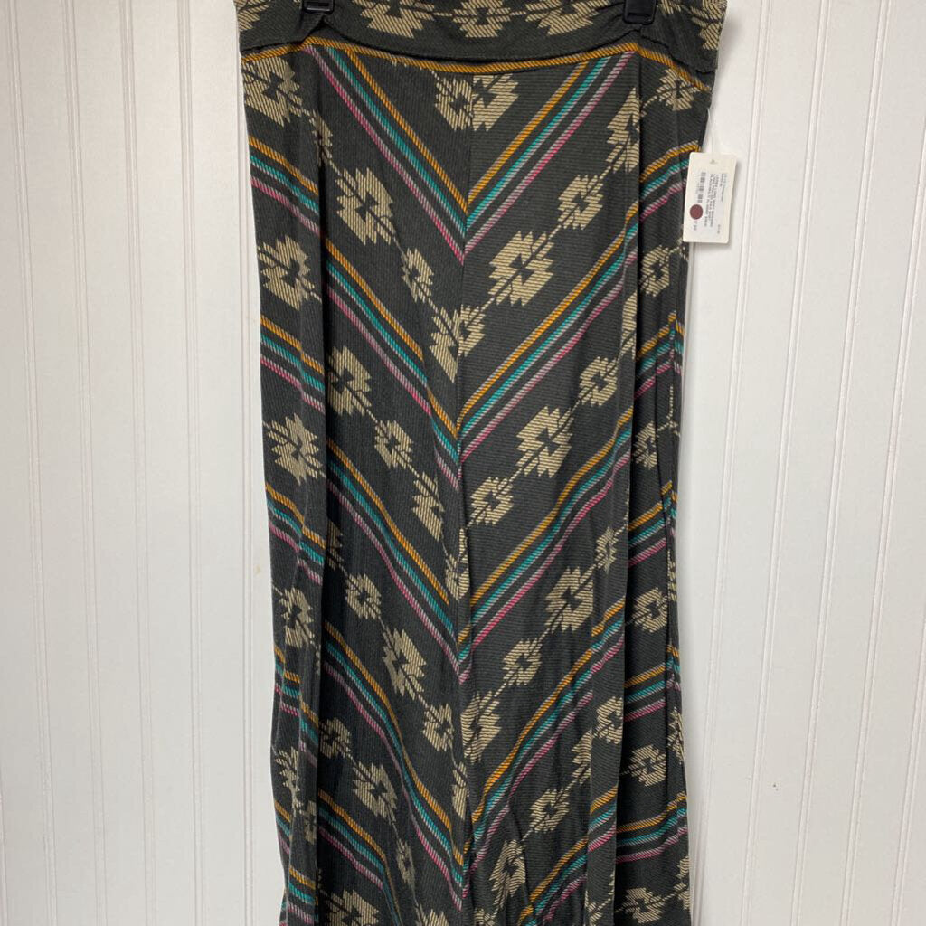 LONG PRINTED MAXI SKIRT