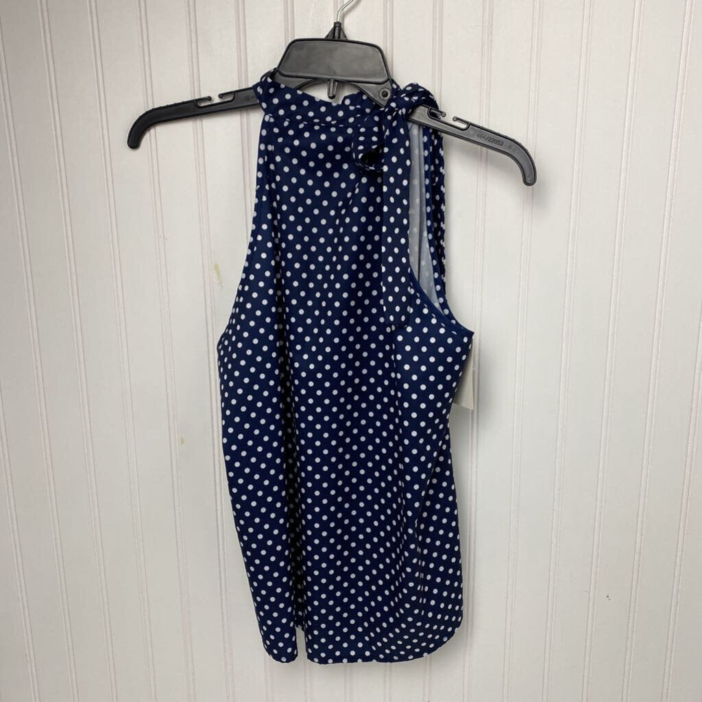 POLKA DOT SLEEVLESS