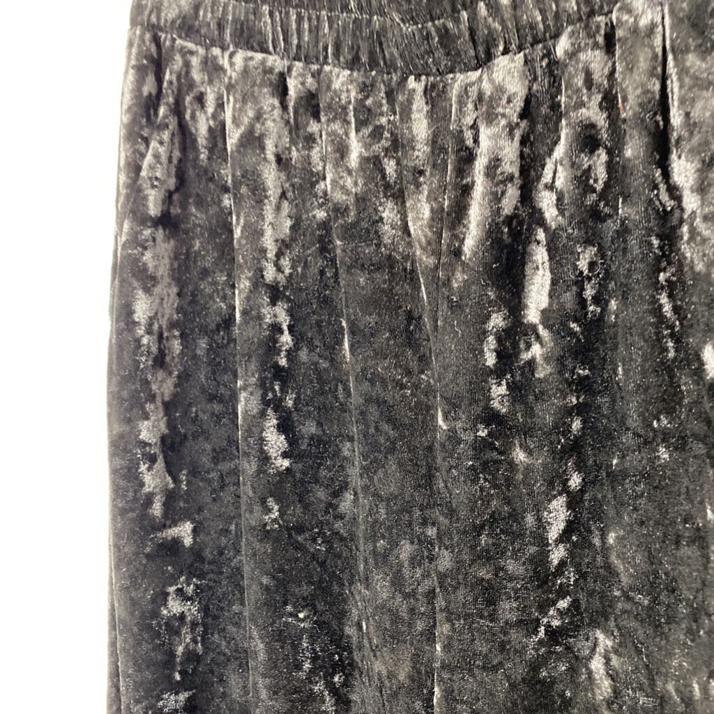 VELOUR PLAZO PANTS