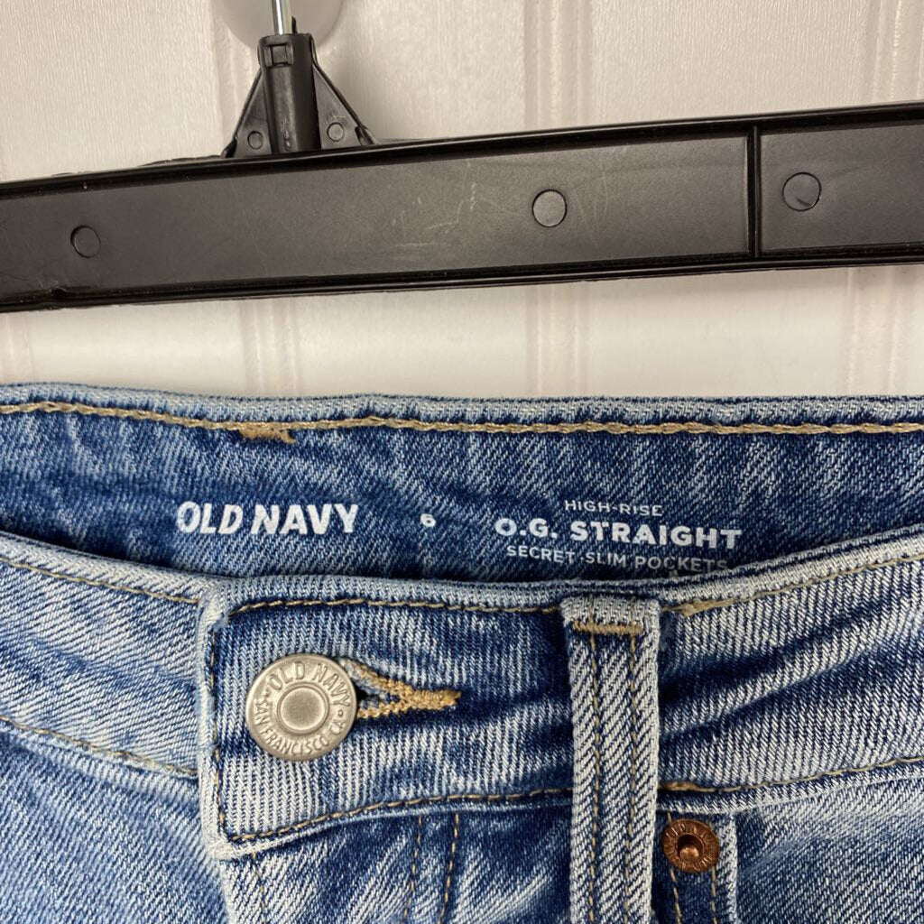 DISTRESSED O.G. STRAIGHT LEG
