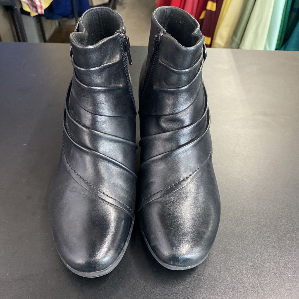 BLACK ANKLE BOOTS