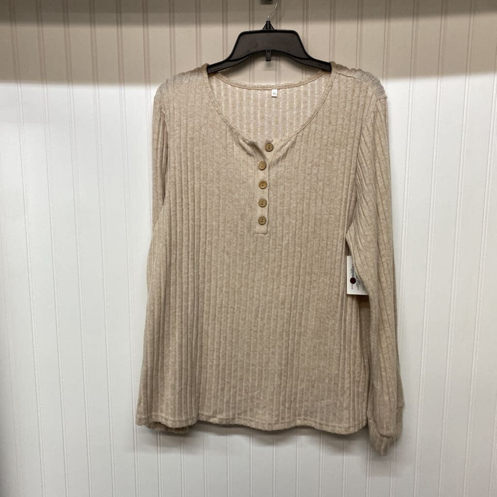 LONG SLEEVE KNIT TOP