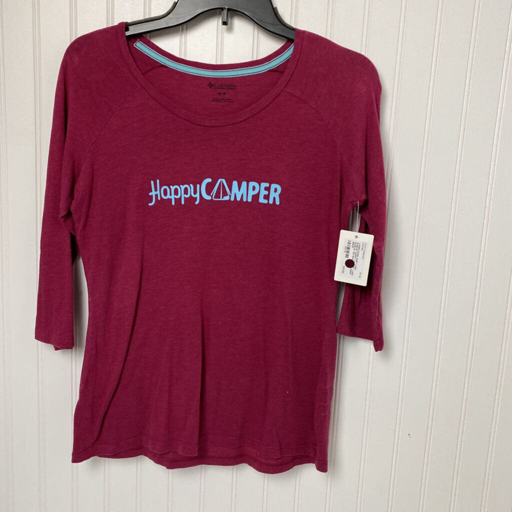 "HAPPY CAMPER" LONG SLEEVE TEE