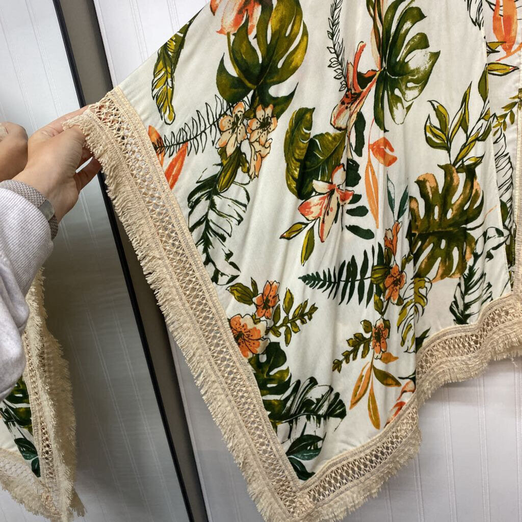 OPEN FRONT CARDIGAN