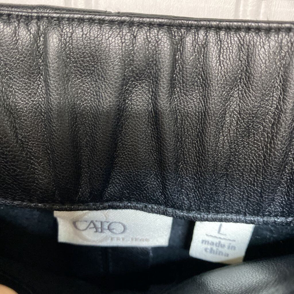 FAUX LEATHER SKIRT