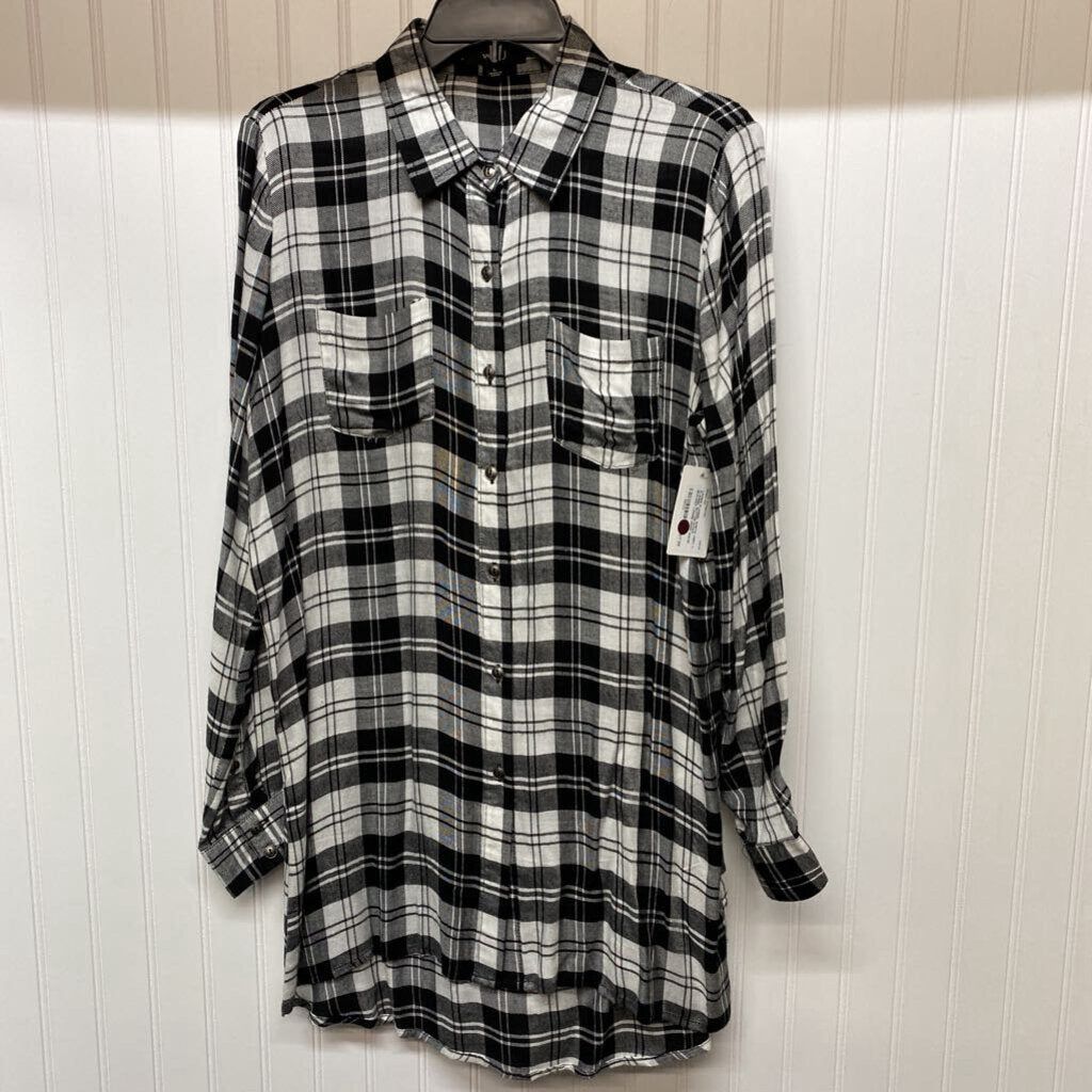 FLANNEL BUTTON DOWN
