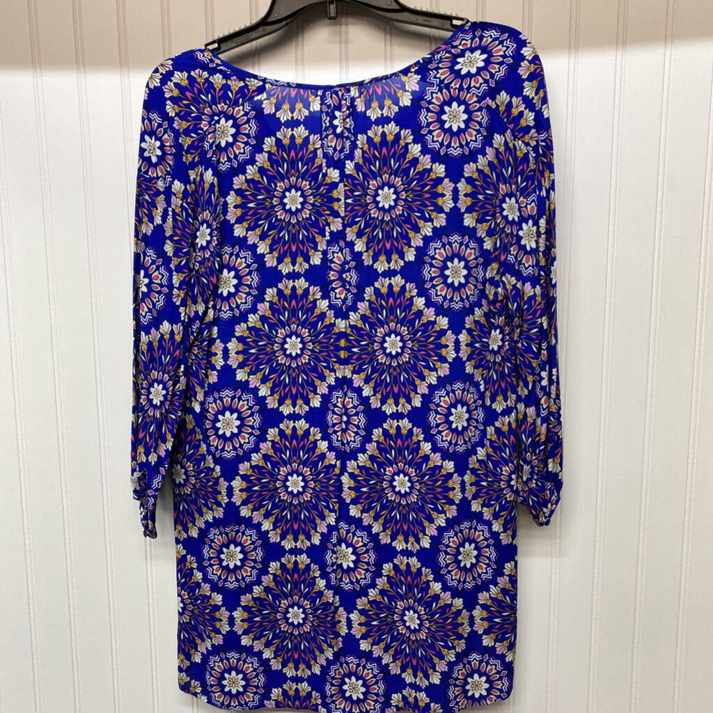 FLORAL V NECK LONG SLEEVED