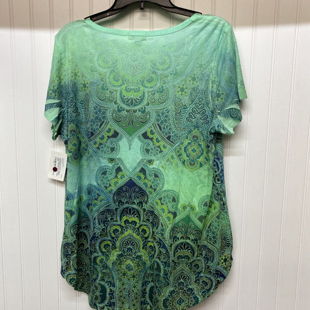 GLITTERED SHORT SLEEVED