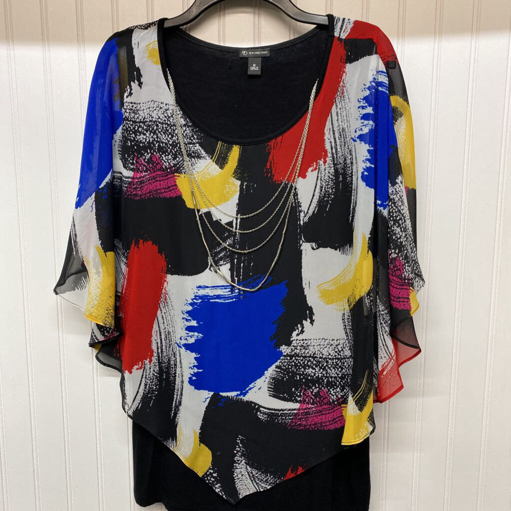 SHEAR TOP WITH NECKLACES
