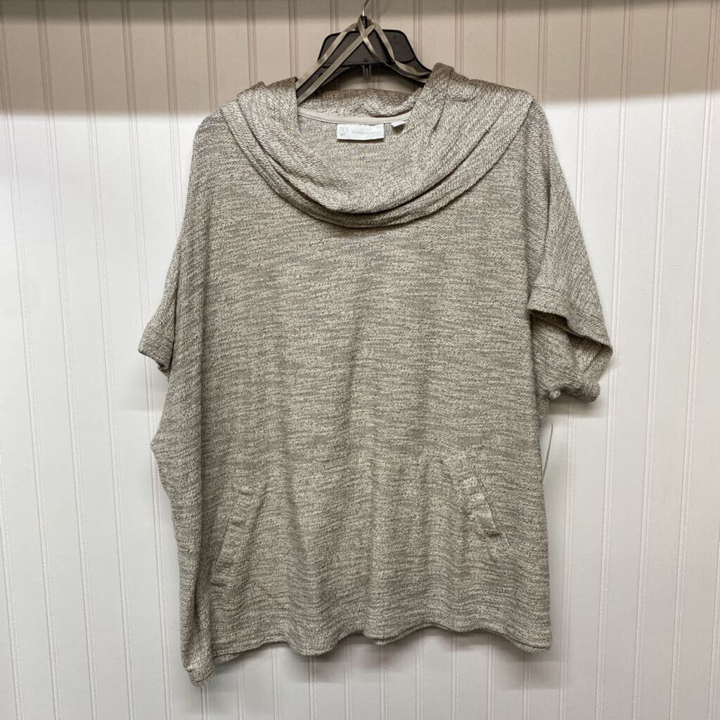 COWL NECK SHORT SLEEVED