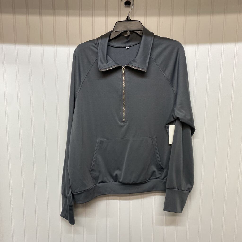 1/4 ZIP PULLOVER W/POCKET
