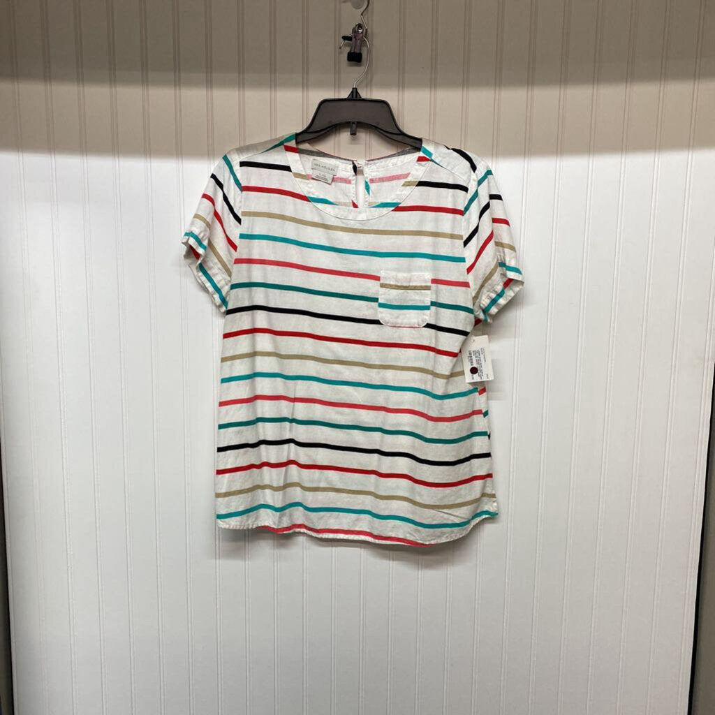 STRIPED SHORT SLEEVED