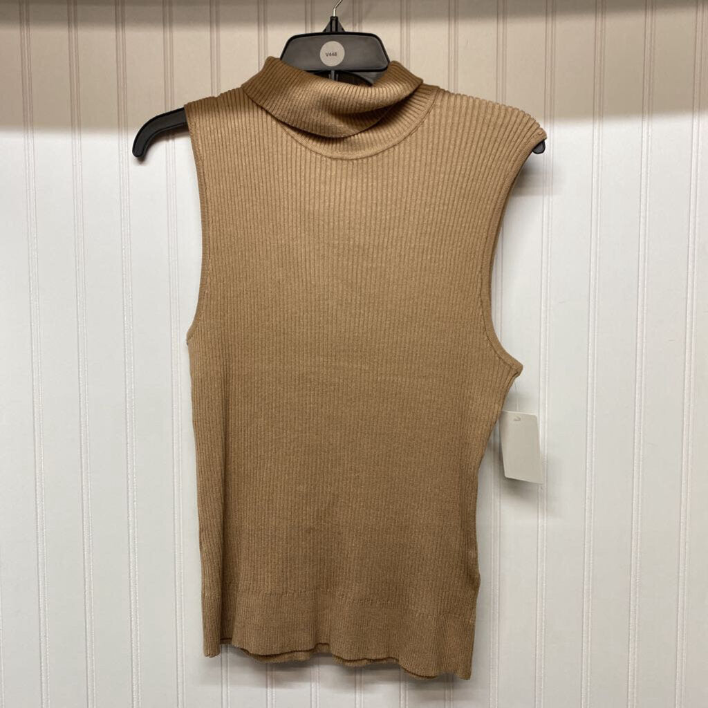 SLEEVLESS T-NECK TOP