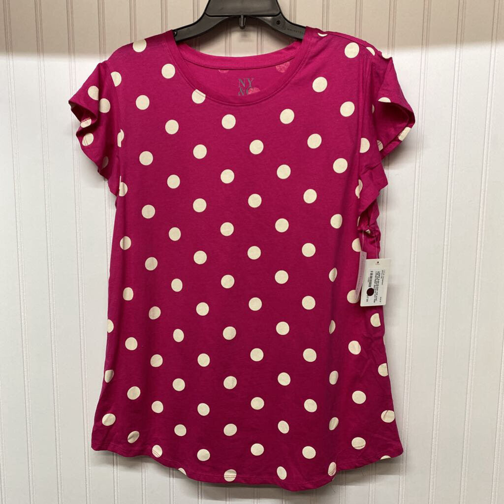 PINK AND WHITE POLKA DOT