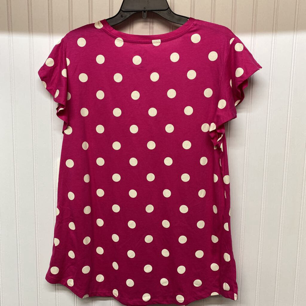 PINK AND WHITE POLKA DOT