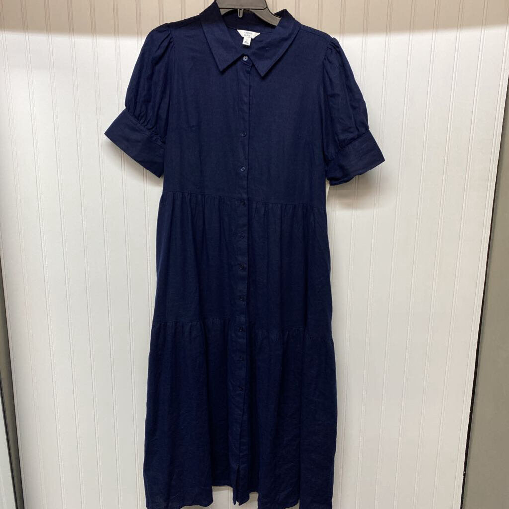 SHORT SLEEVED LONG DRESS