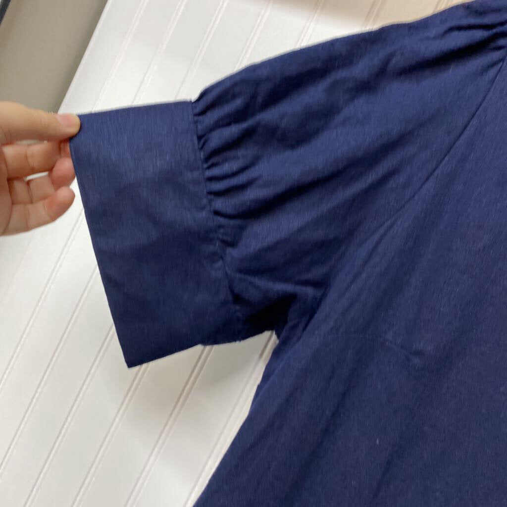 SHORT SLEEVED LONG DRESS