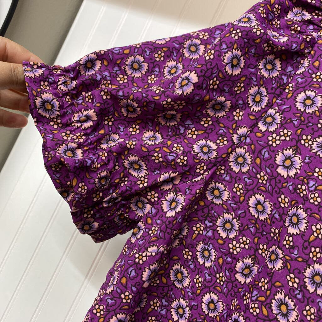 FLORAL SHORT SLEEVED
