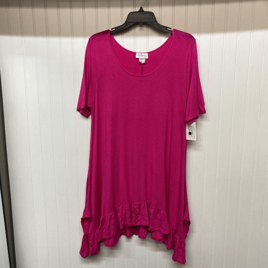 RUFFLED SHORT DRESS