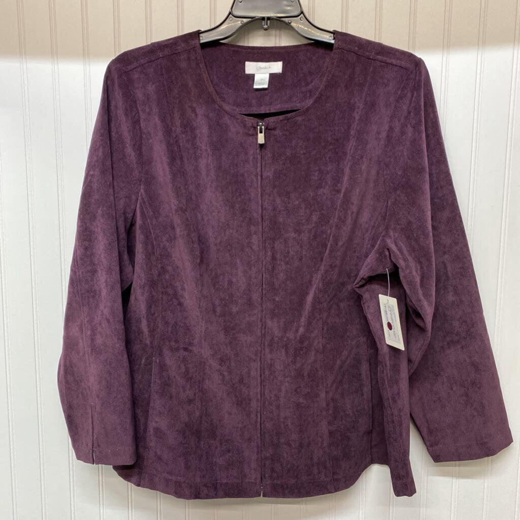 LONG SLEEVE ZIP UP BLAZER