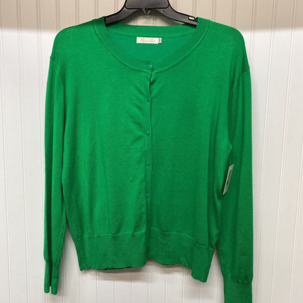 LONG SLEEVE BUTTON UP SWEATER/CARDIGAN