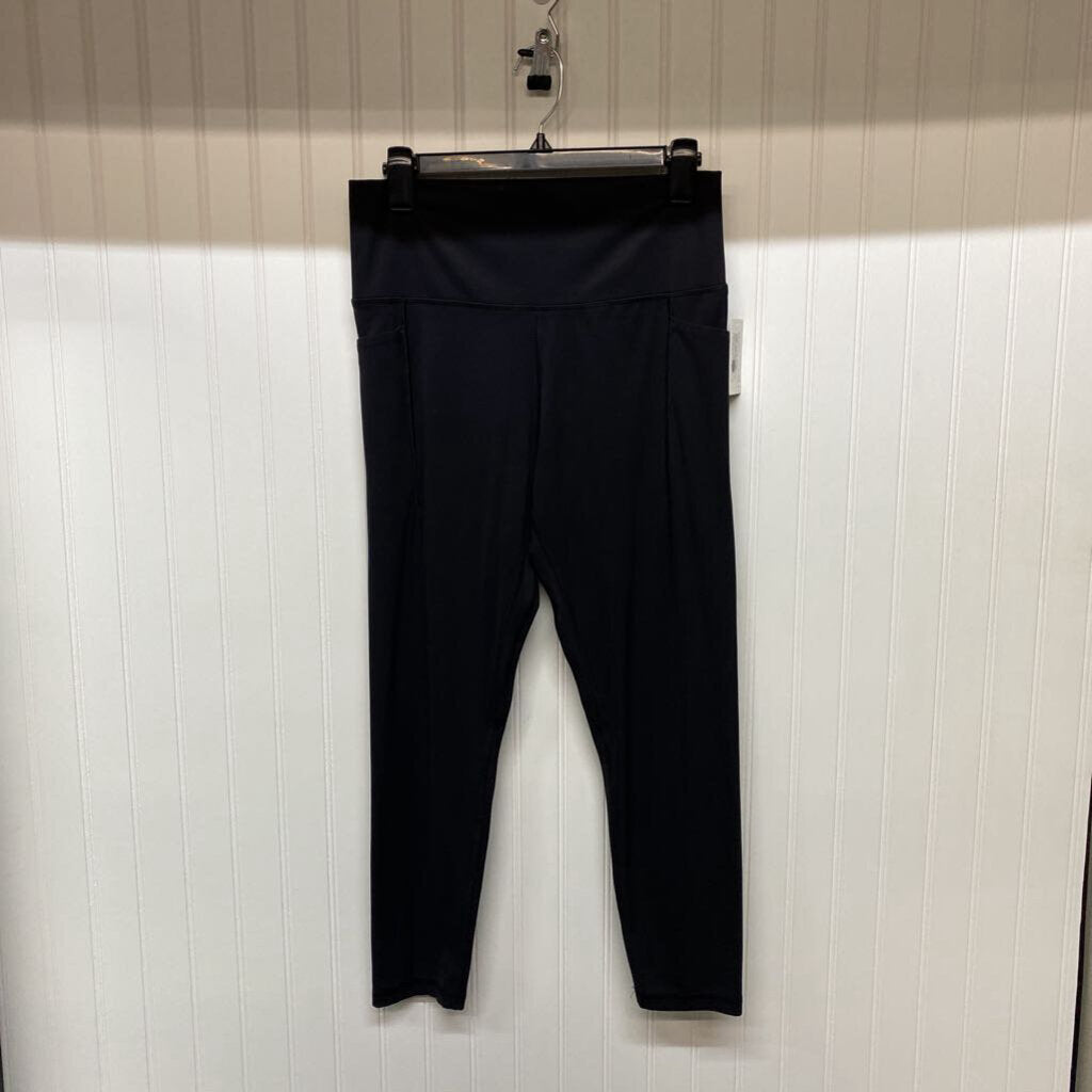 *BASIC BLACK/GRAY PRINT LEGGINGS WITH FRONT POCKETS