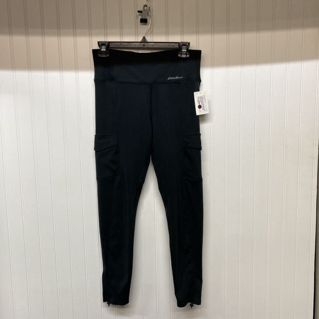 *BASIC BLACK BUNGEE ON LEGS LEGGINGS